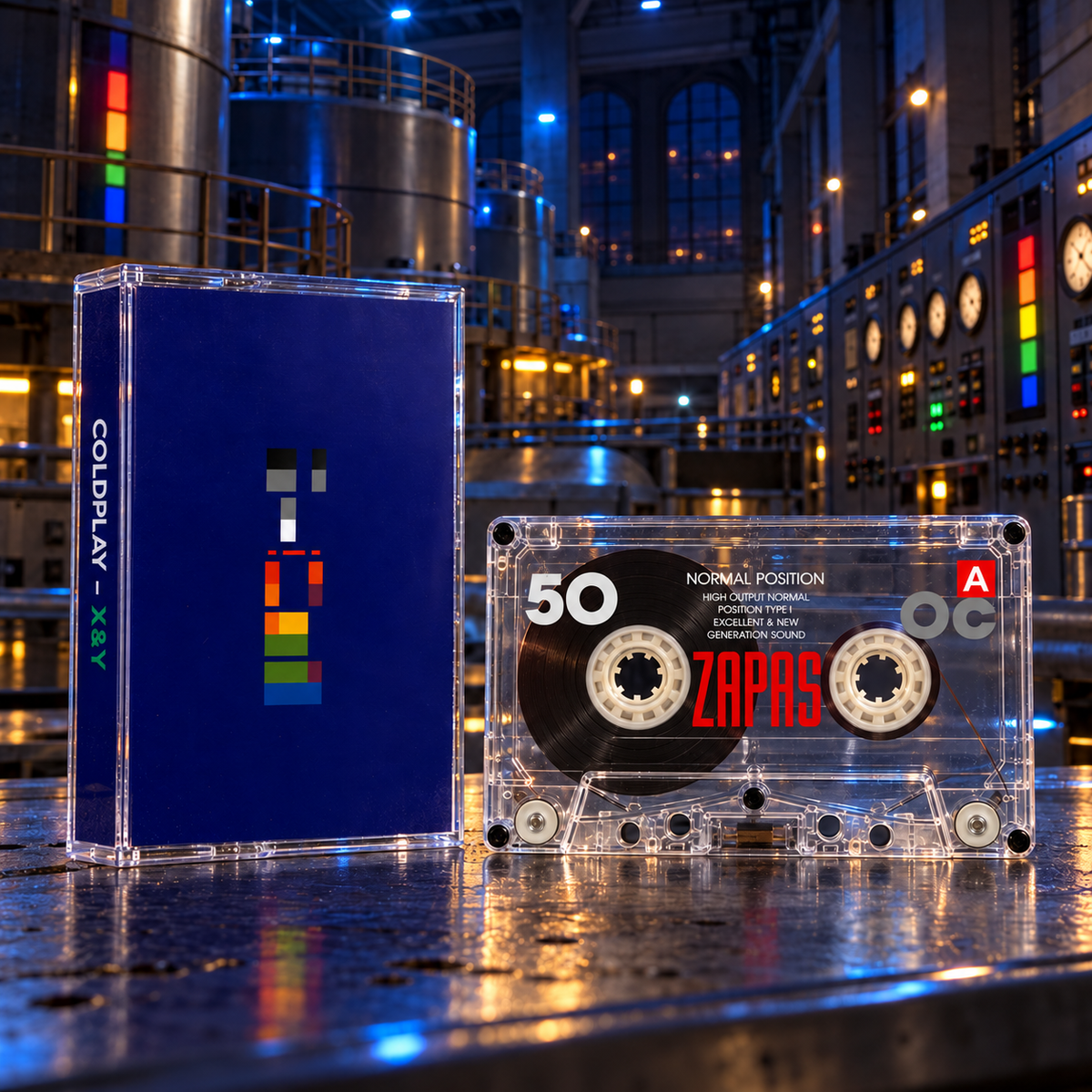 Coldplay Cassette Tape Collection – 4 Iconic Albums