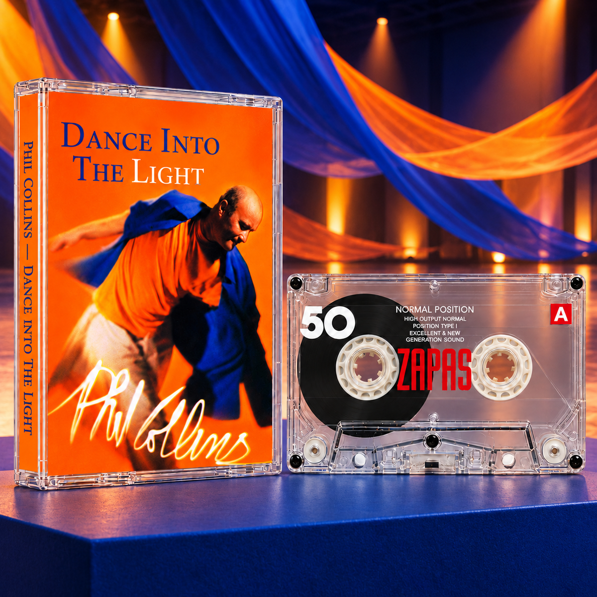 Phil Collins Handmade Cassette Tape Collection