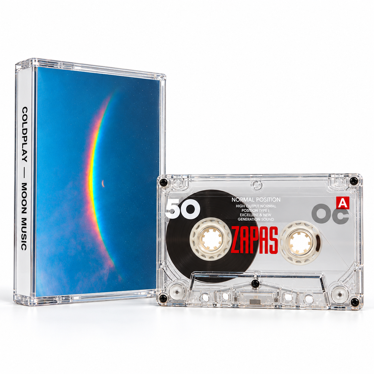 Coldplay Cassette Tape Collection – Parachutes, Viva La Vida, Moon Music & Music of the Spheres – Choose One or Complete Set