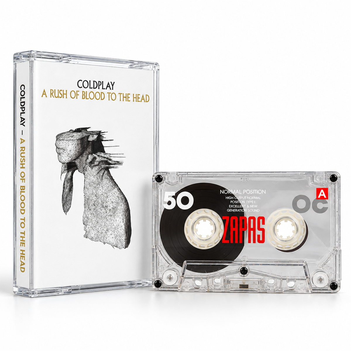 Coldplay Cassette Tape Collection – 4 Iconic Albums