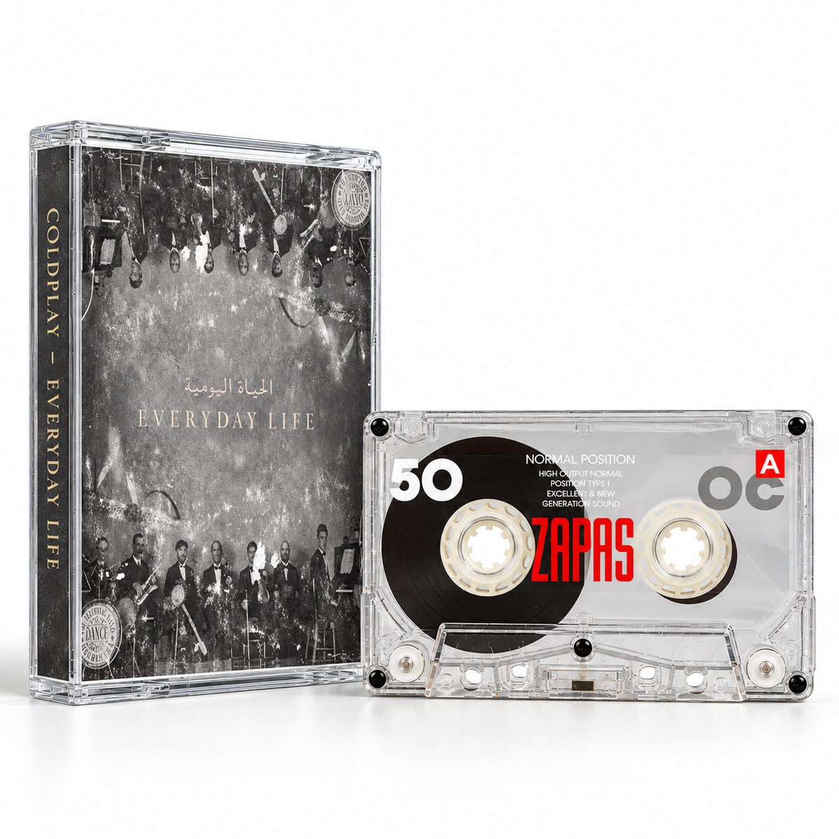 Coldplay Cassette Tape Collection – 4 Iconic Albums
