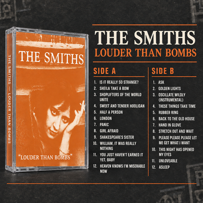 The Smiths Cassette Tape Collection – Hatful of Hollow, The Queen Is Dead, The Sound of The Smiths, Louder Than Bombs, Meat Is Murder – Vintage Indie Rock & Alternative Mixtape
