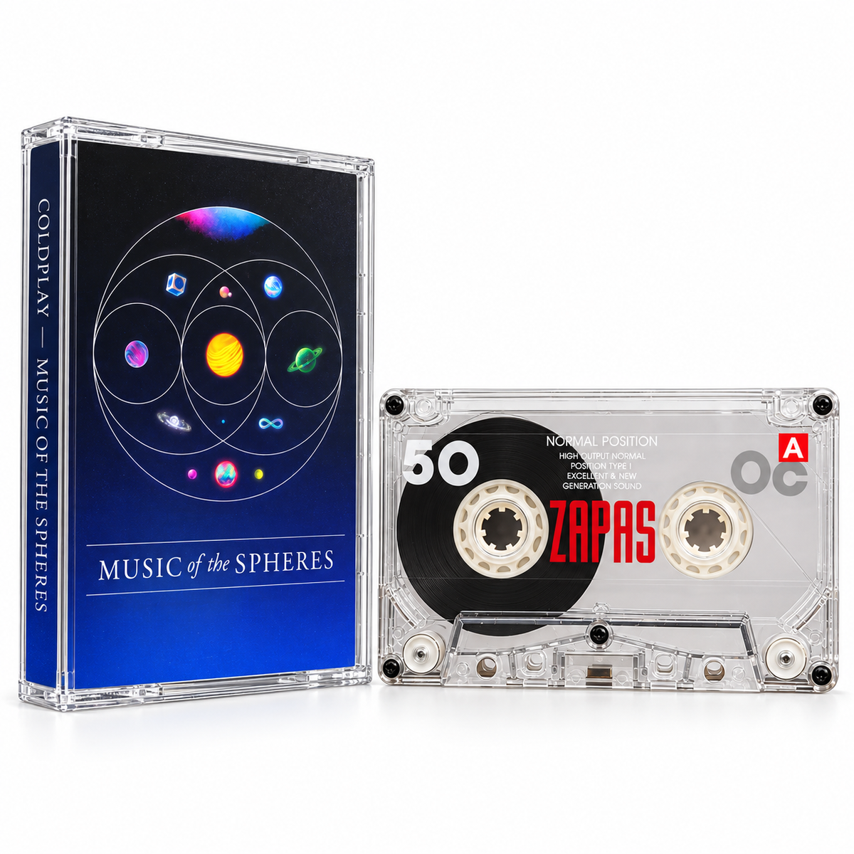 Coldplay Cassette Tape Collection – Parachutes, Viva La Vida, Moon Music & Music of the Spheres – Choose One or Complete Set