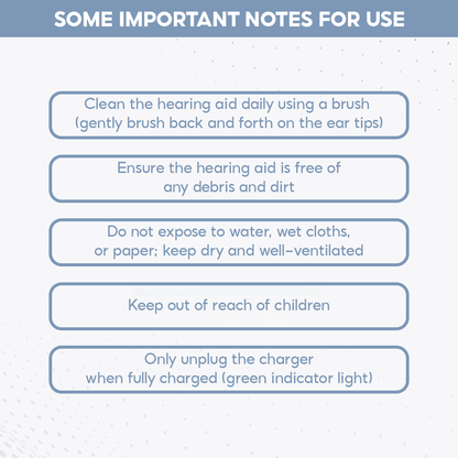 TJZJY 1088F8 Rechargeable Wireless Hearing Aid Headphones For The Elderly, Clear Sound, No Noise, Easy To Use, 12 Month Warranty