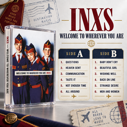 INXS Cassette Tape Collection – Classic New Wave & Pop Rock Albums