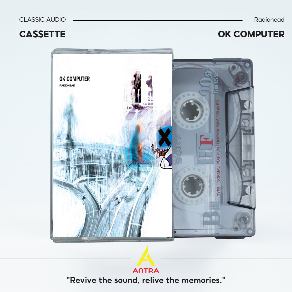 Radiohead Cassette Tape Collection – OK Computer, In Rainbows, Kid