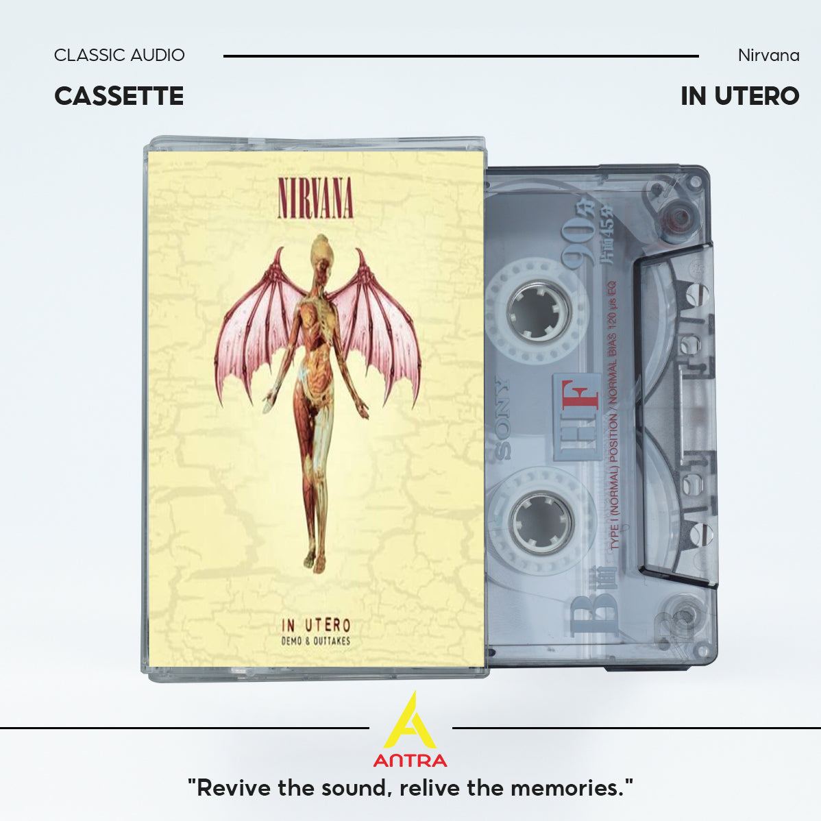 Nirvana Vintage Cassette Tape Collection – Hand-Recorded Grunge & Alternative Rock Mixtape Set