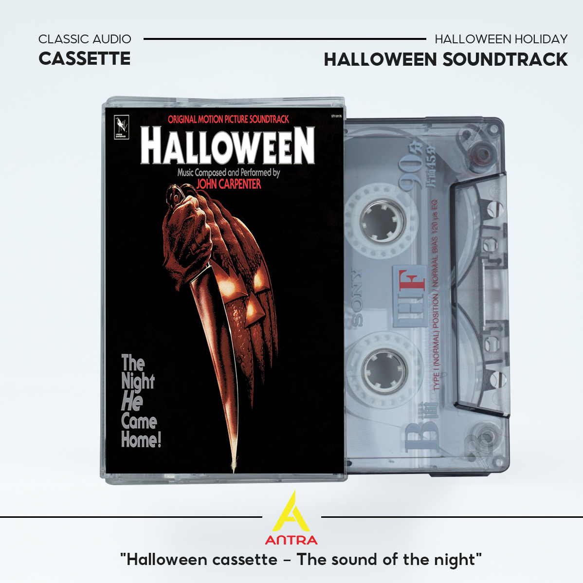 Halloween Cassette Tape Collection – Retro Hand-Recorded Mixtapes for Horror & Spooky Music Fans