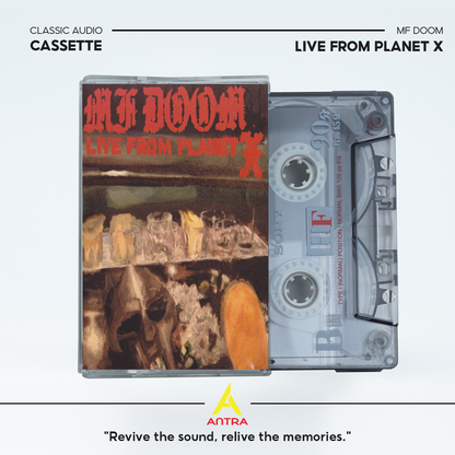 MF DOOM Retro Cassette Tape Set – Venomous Villain, Best Of MF Doom, Czarface, Live From Planet X – Vintage Underground Rap Collectible