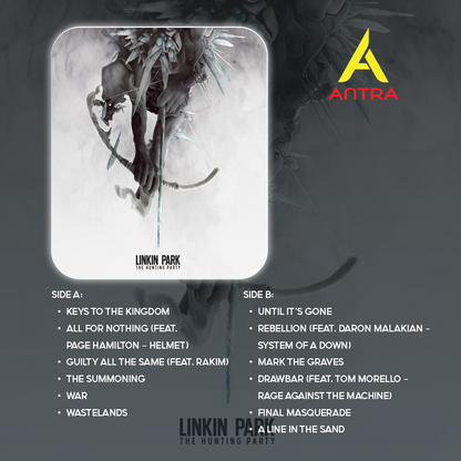 Linkin Park Vintage Cassette Set – The Hunting Party, One More Light, Live in Texas, Road to Revolution, Almost Acoustic Christmas – Collectible Mixtape for Fans