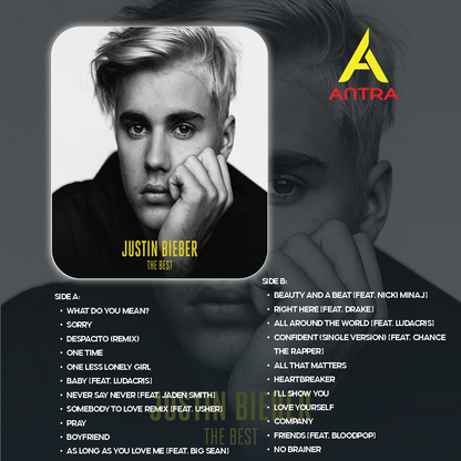 Justin Bieber Retro Cassette Tape Set – Vintage Hand-Recorded Mixtape Collection