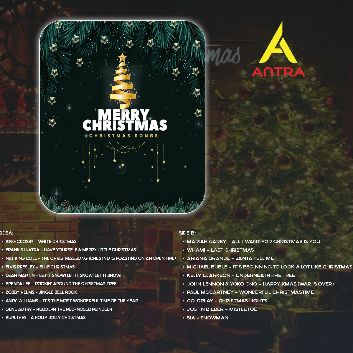 Christmas Cassette Tape Collection – Retro Hand-Recorded Holiday Music for Collectors & Gift Lovers