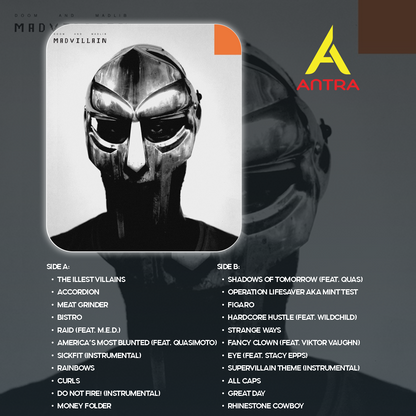 MF DOOM Vintage Cassette Tape Collection – Madvillainy, MM..Food, Operation Doomsday, Born Like This, Take Me To Your Leader – Collectible Hip Hop Mixtape