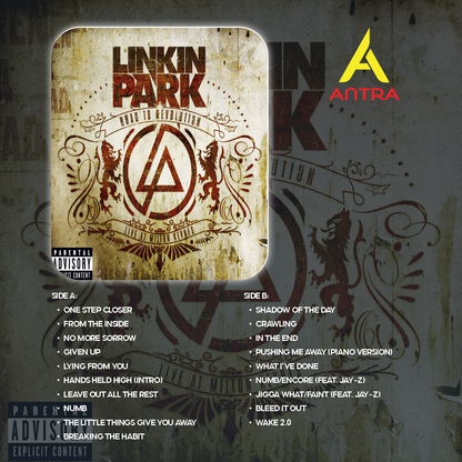Linkin Park Vintage Cassette Set – The Hunting Party, One More Light, Live in Texas, Road to Revolution, Almost Acoustic Christmas – Collectible Mixtape for Fans