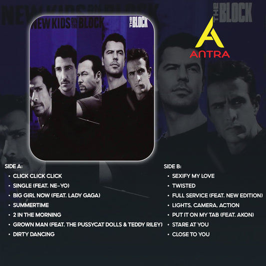 New Kids on the Block Cassette Tape Collection – Block, Merry, Merry Christmas, The Block (Deluxe), Debut Album, Face the Music – Retro Boy Band Classics