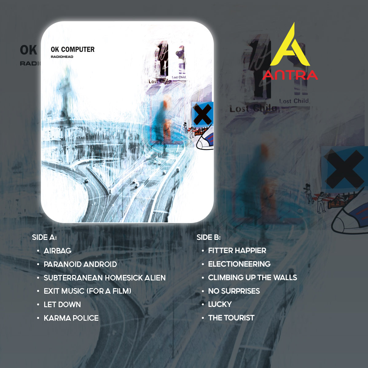 Radiohead Cassette Tape Collection – OK Computer, In Rainbows, Kid