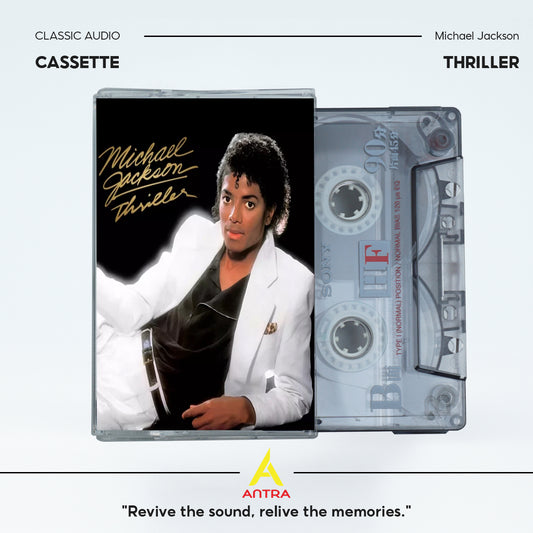 Michael Jackson Retro Cassette Tape Collection – Thriller, Off the Wall, Bad, Dangerous, HIStory – Vintage Pop & R&B Mixtape for Collectors