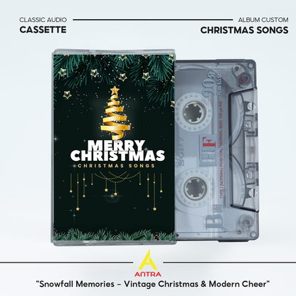 Christmas Cassette Tape Collection – Retro Hand-Recorded Holiday Music for Collectors & Gift Lovers