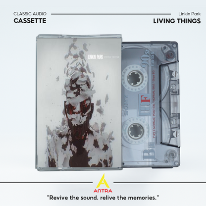 Linkin Park Retro Cassette Tape Collection – Hybrid Theory, Meteora, Minutes to Midnight, A Thousand Suns, Living Things – Vintage Mixtape for Collectors