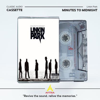 Linkin Park Retro Cassette Tape Collection – Hybrid Theory, Meteora, Minutes to Midnight, A Thousand Suns, Living Things – Vintage Mixtape for Collectors