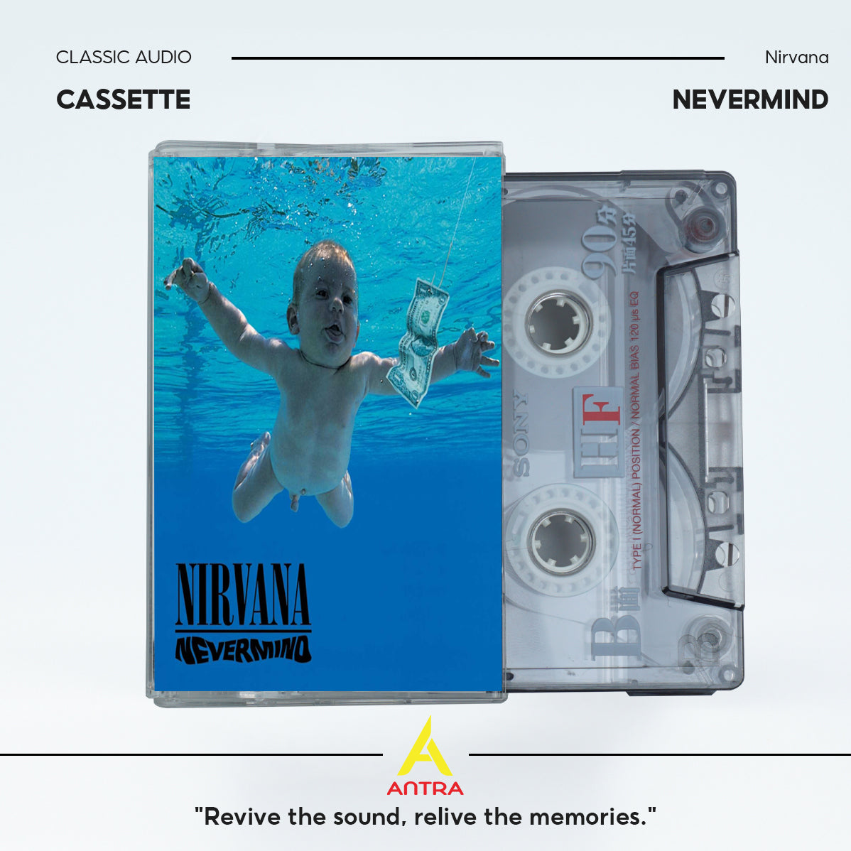Nirvana Vintage Cassette Tape Collection – Hand-Recorded Grunge & Alternative Rock Mixtape Set
