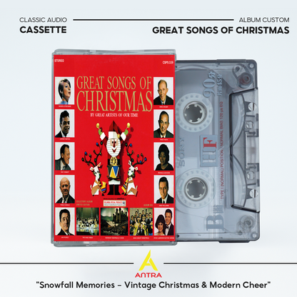 Christmas Cassette Tape Collection – Retro Hand-Recorded Holiday Music for Collectors & Gift Lovers