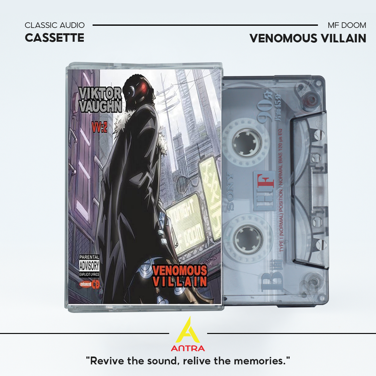 MF DOOM Retro Cassette Tape Set – Venomous Villain, Best Of MF Doom, Czarface, Live From Planet X – Vintage Underground Rap Collectible