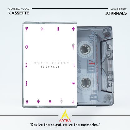 Justin Bieber Retro Cassette Tape Set – Vintage Hand-Recorded Mixtape Collection