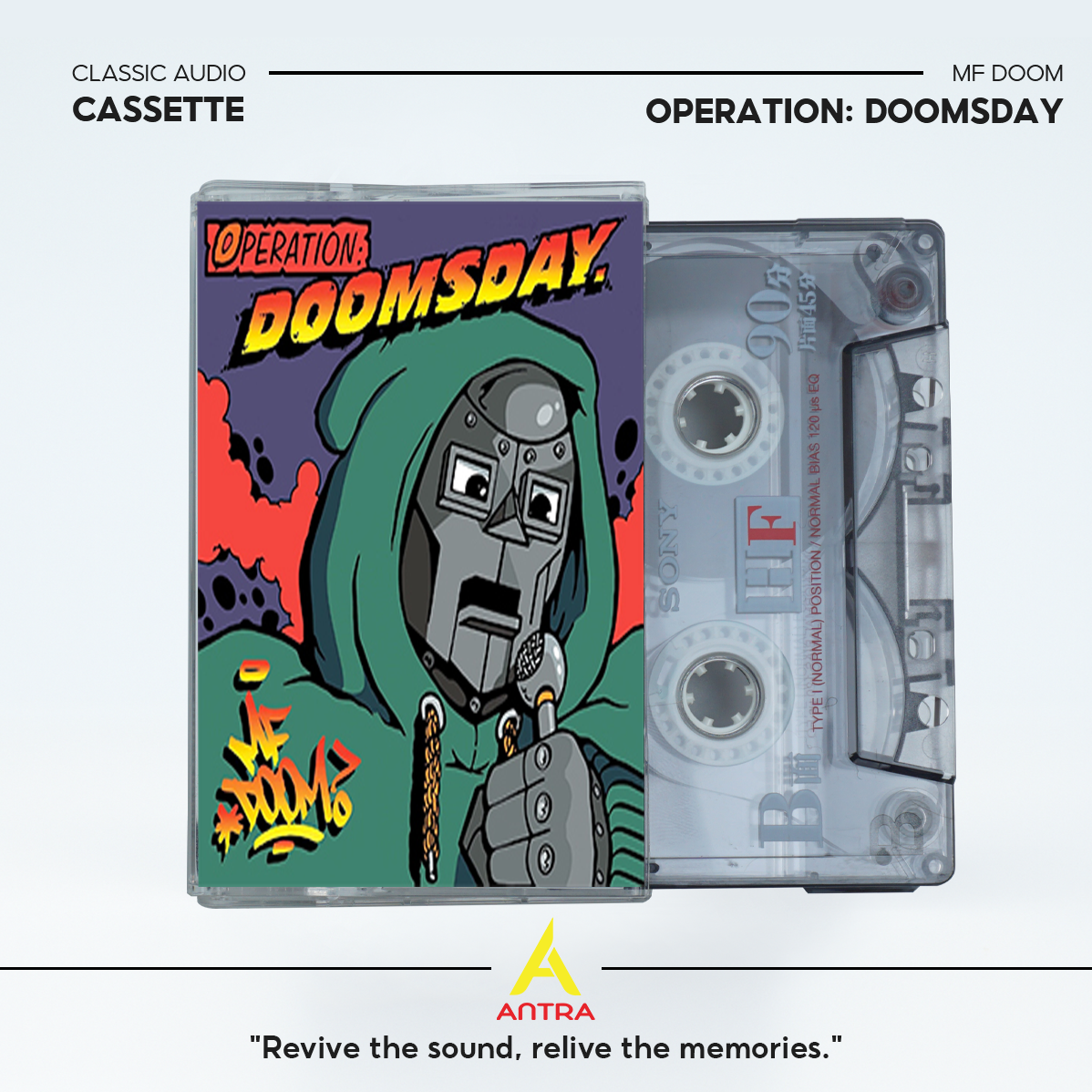 MF DOOM Vintage Cassette Tape Collection – Madvillainy, MM..Food, Operation Doomsday, Born Like This, Take Me To Your Leader – Collectible Hip Hop Mixtape