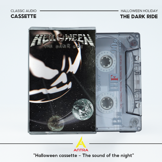 Halloween Cassette Tape Collection – Retro Hand-Recorded Mixtapes for Horror & Spooky Music Fans