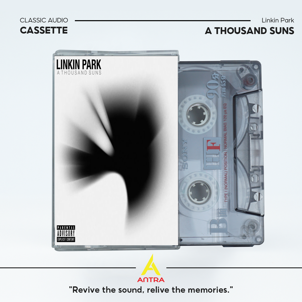Linkin Park Retro Cassette Tape Collection – Hybrid Theory, Meteora, Minutes to Midnight, A Thousand Suns, Living Things – Vintage Mixtape for Collectors