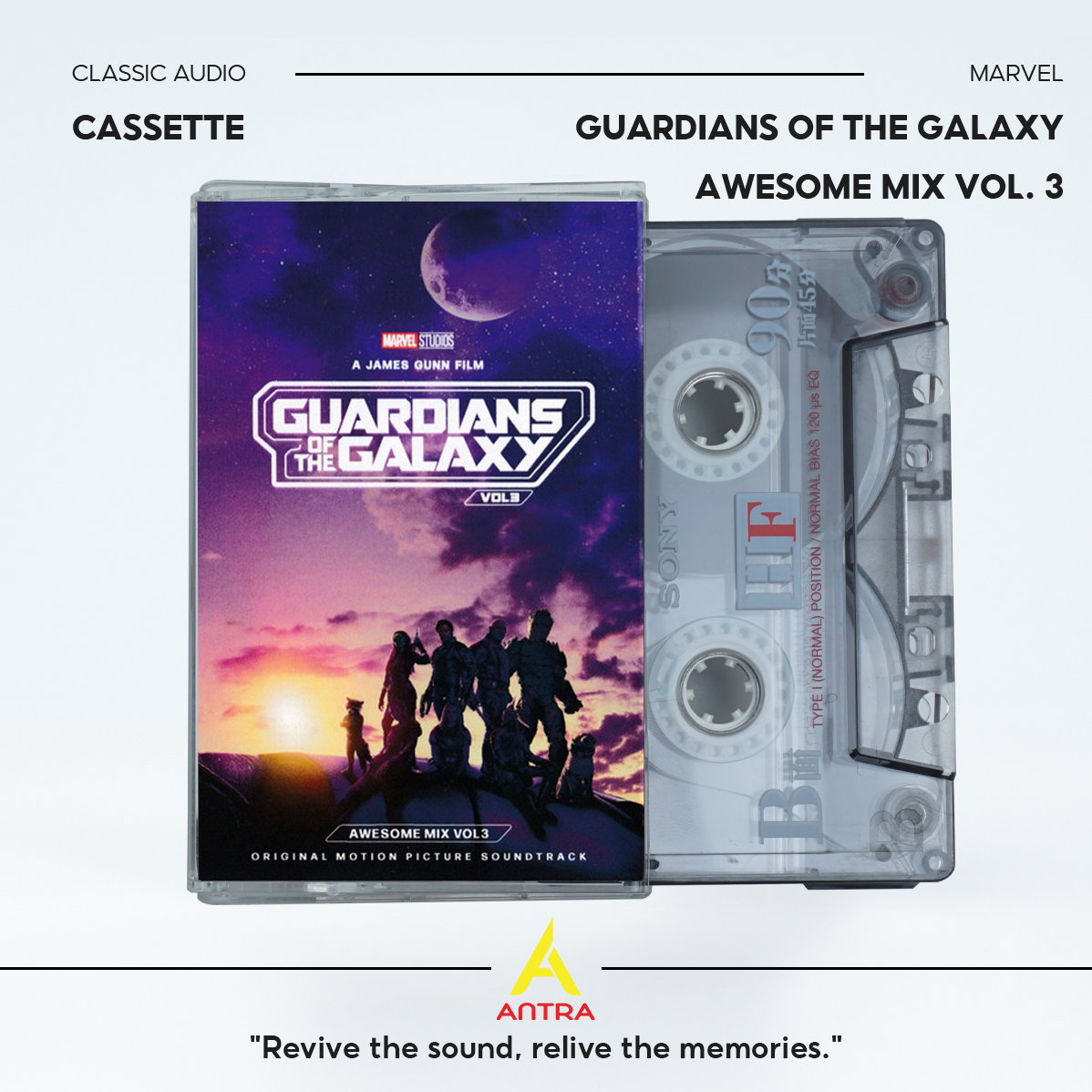 Guardians of the Galaxy Cassette Tape Set - Awesome Mix Vol. 1, 2, 3 - Retro Marvel Soundtrack Collection