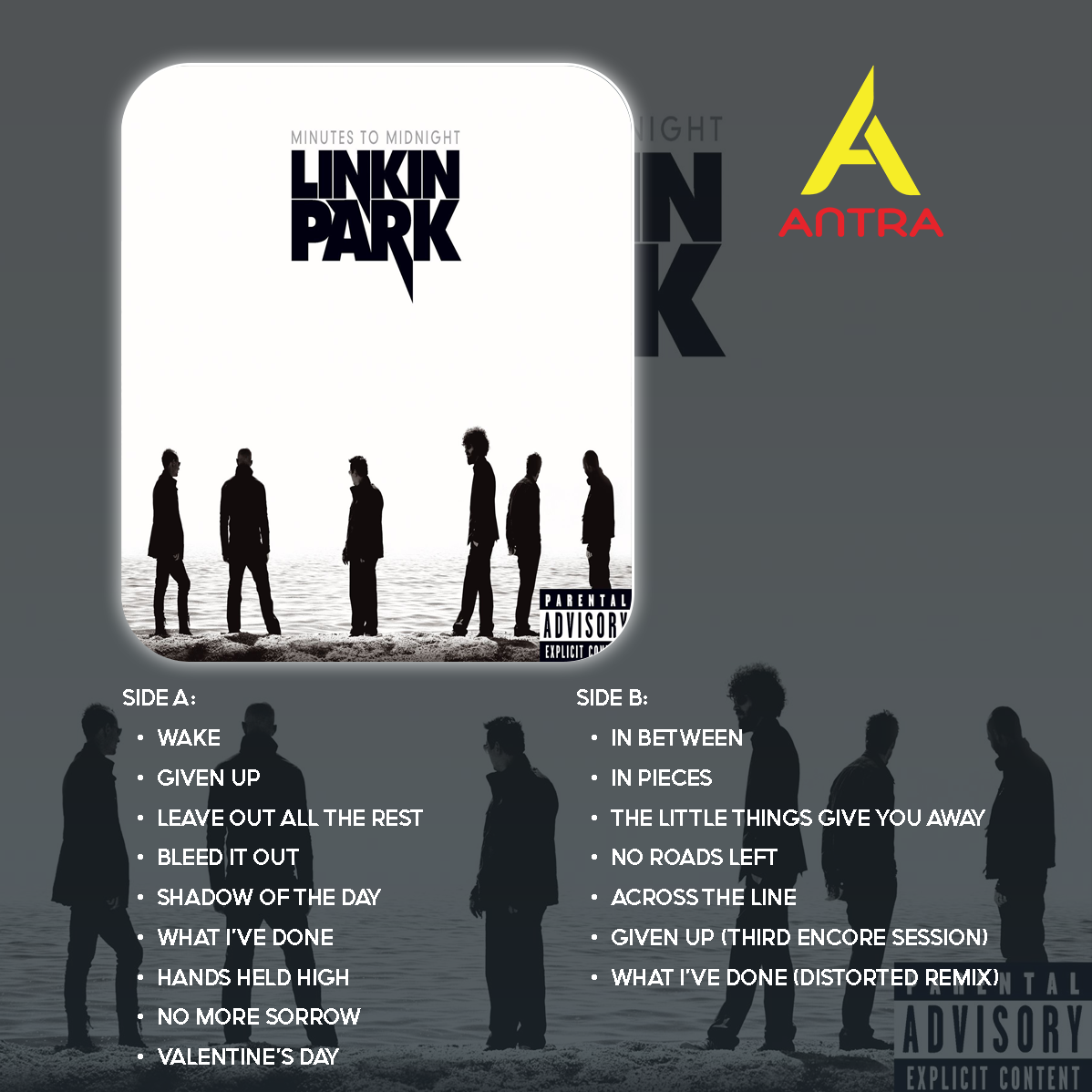 Linkin Park Retro Cassette Tape Collection – Hybrid Theory, Meteora, Minutes to Midnight, A Thousand Suns, Living Things – Vintage Mixtape for Collectors
