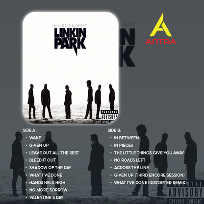 Linkin Park Retro Cassette Tape Collection – Hybrid Theory, Meteora, Minutes to Midnight, A Thousand Suns, Living Things – Vintage Mixtape for Collectors