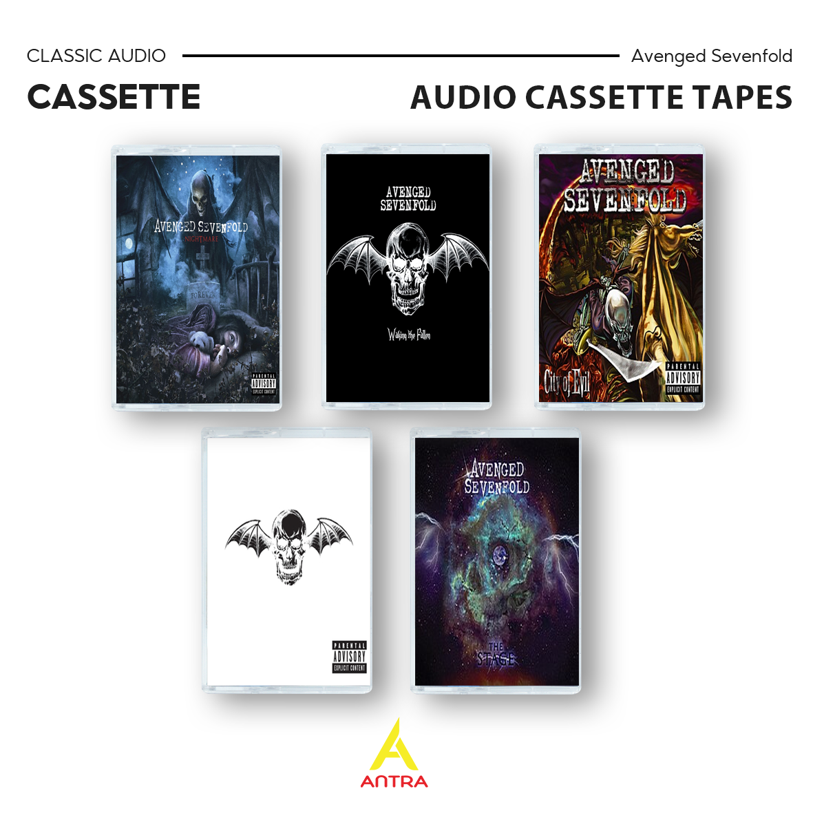 Avenged Sevenfold Cassette Collection – Legendary Metal Albums & Iconic Hits