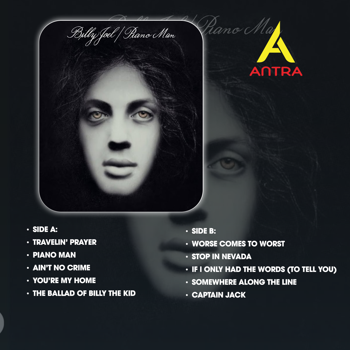 Billy Joel Vintage Cassette Tape Set – Piano Man, River of Dreams, Turnstiles, Songs in the Attic, Storm Front – Retro Collectible Mixtape