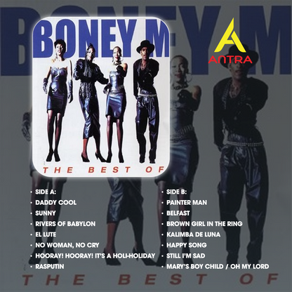 Boney M Retro Cassette Tape Collection – Hand-Recorded Disco, Funk & Pop Hits Mixtape Set