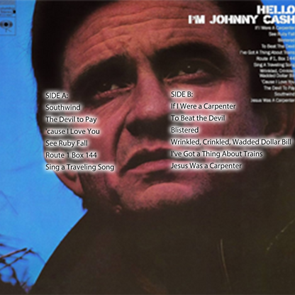 Johnny Cash Reel-to-Reel Tape Collection | Classic Analog Fanmade Edition for Collectors