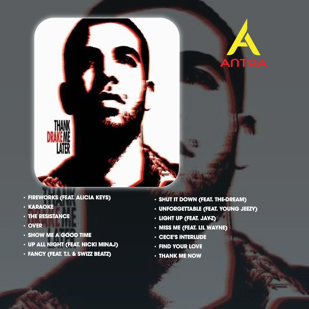 Drake Cassette Tape Set – Thank Me Later, Certified Lover Boy, More Life, So Far Gone, Honestly Nevermind – Hip Hop & R&B Collectible Mixtape