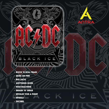 AC/DC Retro Cassette Tape Collection – Hand-Recorded Hard Rock & Classic Rock Mixtape Set