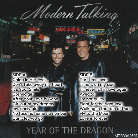 Modern Talking Year Of The Dragon 4 Track 71/2 IPS Reel to Reel Tape