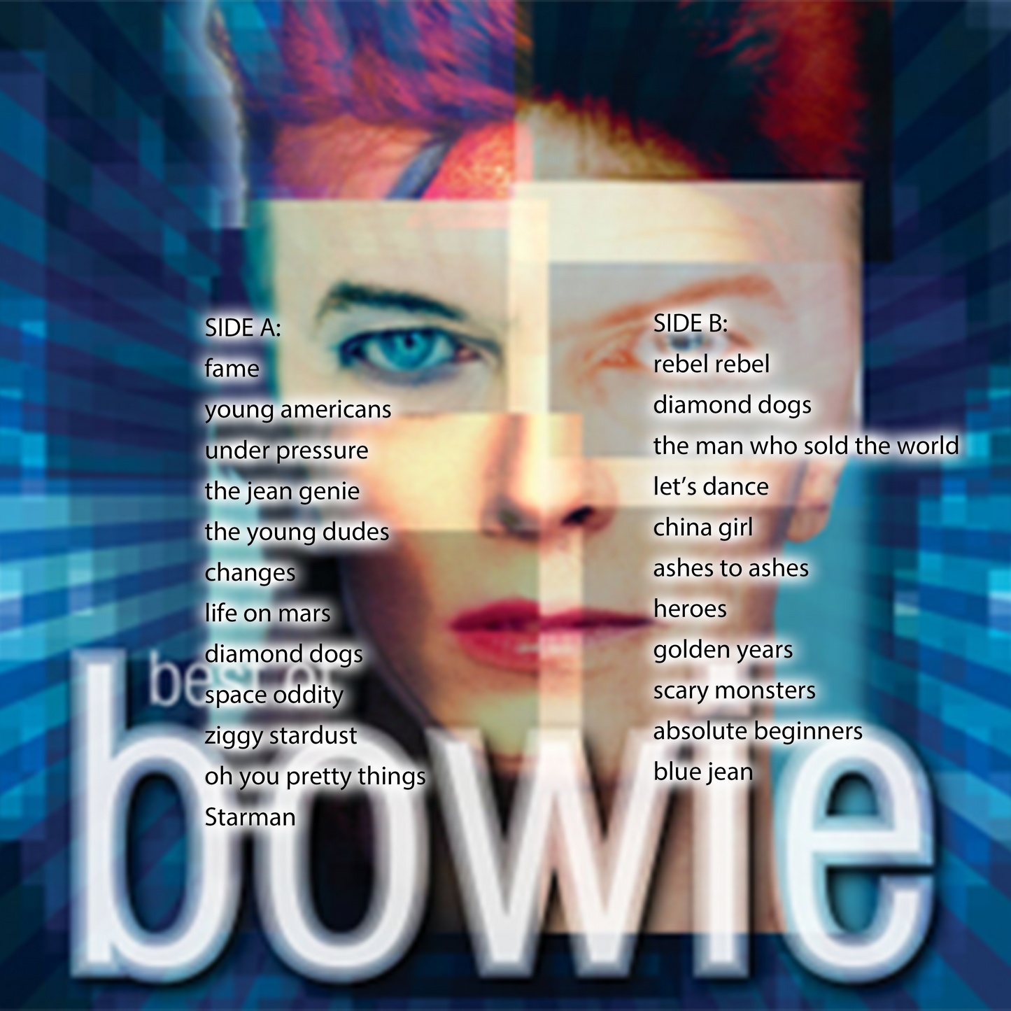 David Bowie Reel-to-Reel Tape Collection | Classic Analog Fanmade Edition for Collectors