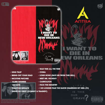 $uicideboy$ Cassette Tape Collection – Grey/Grey, Eternal Grey, I Want to Die in New Orleans, Stop Staring at the Shadows, Long Term Effects of Suffering – Vintage Hip Hop & Underground Rap