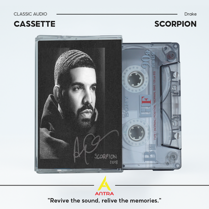 Drake Retro Cassette Tape Collection – Take Care, Nothing Was the Same, Views, Scorpion, If You’re Reading This It’s Too Late – Hip Hop & R&B Mixtape for Collectors