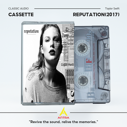 Taylor Swift Cassette Tape Set – Reputation, The Tortured Poets Department: The Anthology, Lover – Vintage Pop & Singer-Songwriter Collection
