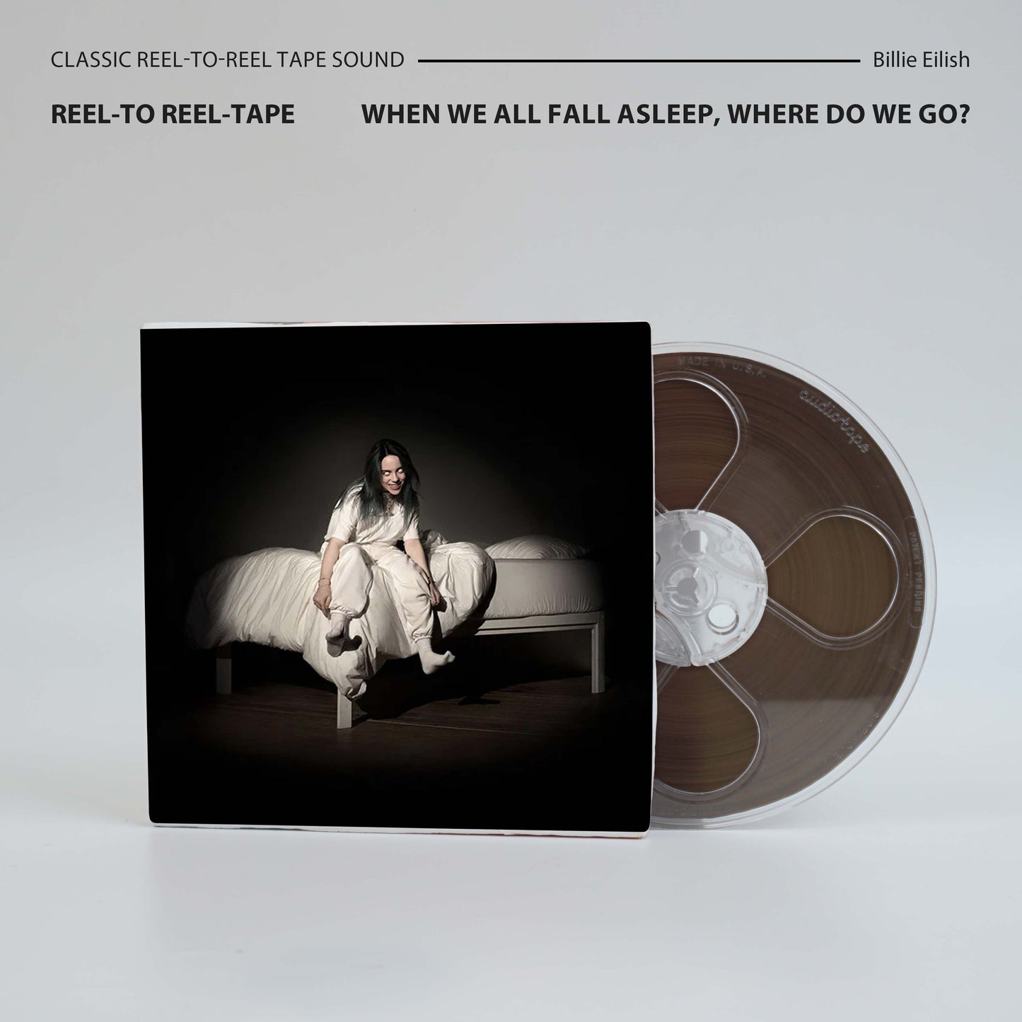 Billie Eilish Reel-to-Reel Tape Collection | Analog Fanmade Edition for Collectors