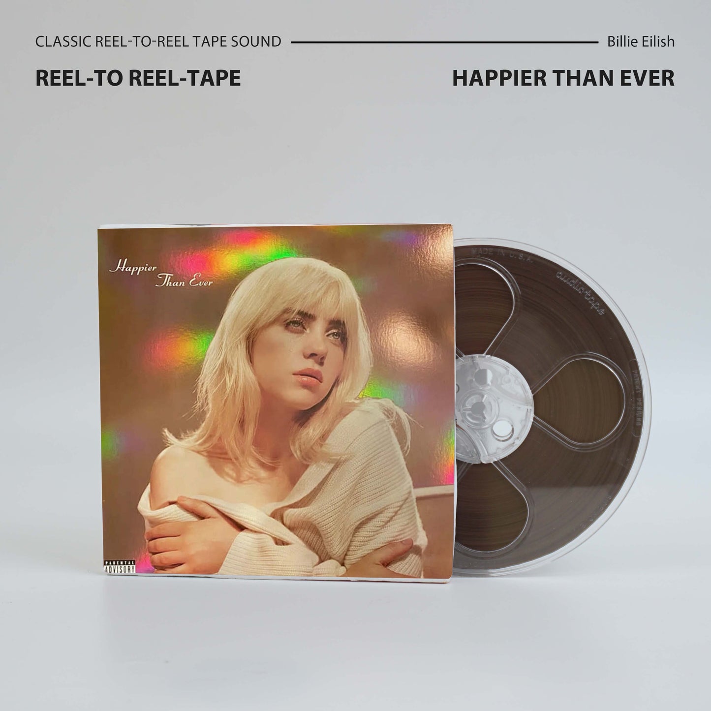 Billie Eilish Reel-to-Reel Tape Collection | Analog Fanmade Edition for Collectors