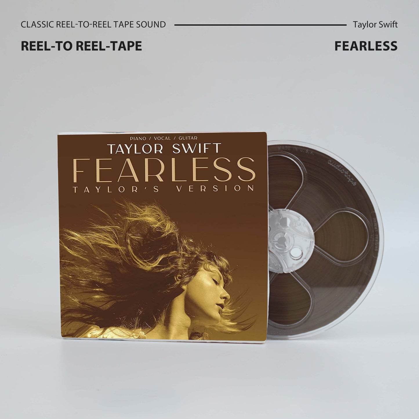 Taylor Swift Reel-to-Reel Tape Collection | Analog Fanmade Edition for Collectors