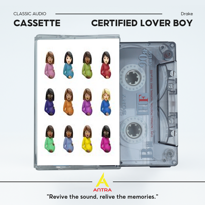 Drake Cassette Tape Set – Thank Me Later, Certified Lover Boy, More Life, So Far Gone, Honestly Nevermind – Hip Hop & R&B Collectible Mixtape