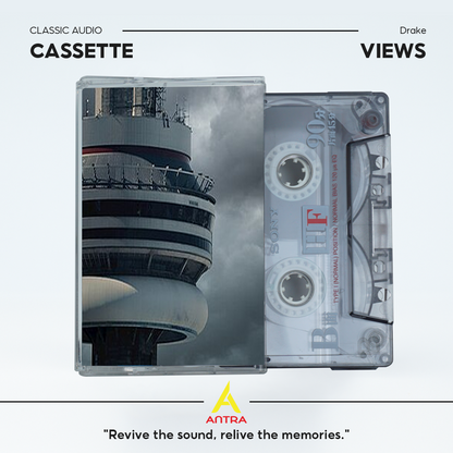 Drake Retro Cassette Tape Collection – Take Care, Nothing Was the Same, Views, Scorpion, If You’re Reading This It’s Too Late – Hip Hop & R&B Mixtape for Collectors